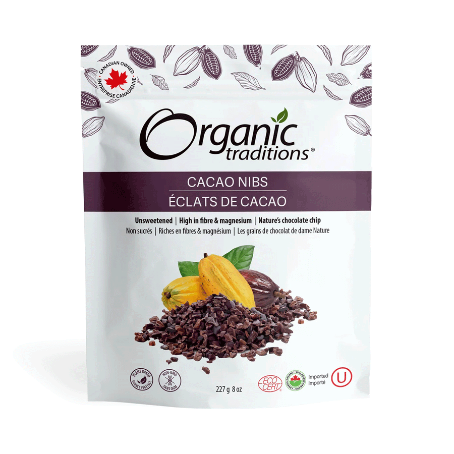 Organic Traditions Cacao Nibs, 227g