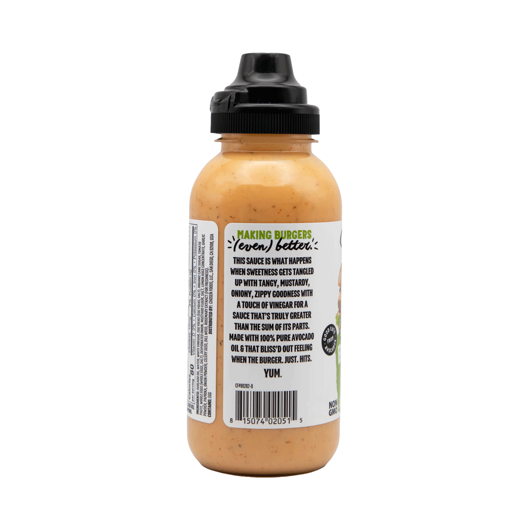 Chosen Foods Burger Sauce Made With 100% Pure Avocado Oil, 266ml