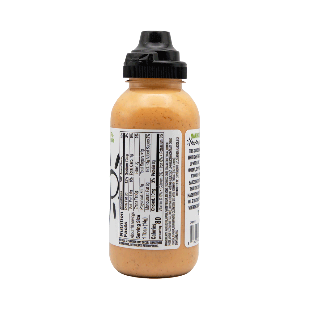 Chosen Foods Burger Sauce Made With 100% Pure Avocado Oil, 266ml