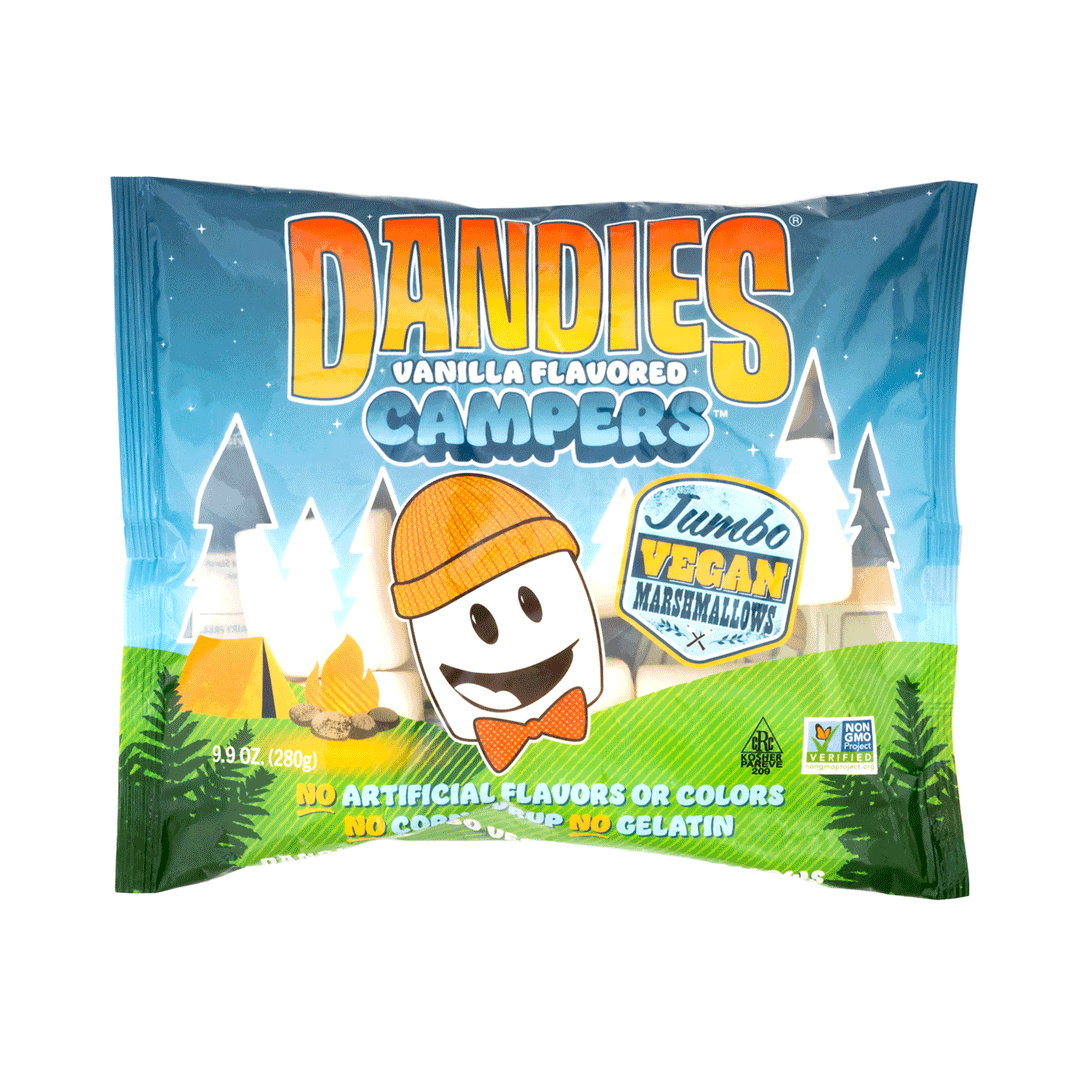Dandies Campers Jumbo Vegan Marshmallows, 283g