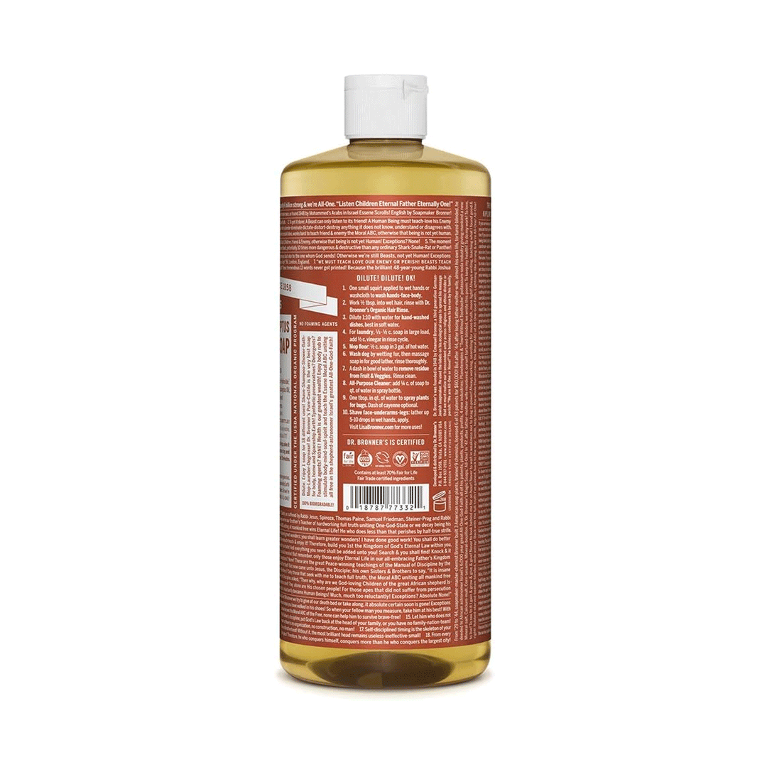 Dr. Bronner's Organic 18-In-1 Pure Castille Soap - Eucalyptus, 946ml