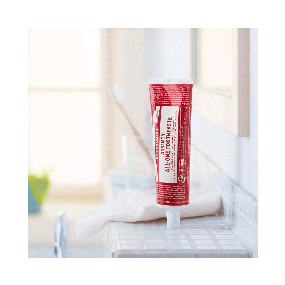 Dr. Bronner's Cinnamon All-One Toothpaste, 140g