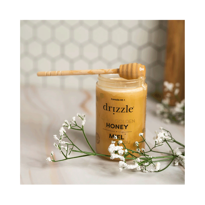 Drizzle Golden Raw Honey, 500g