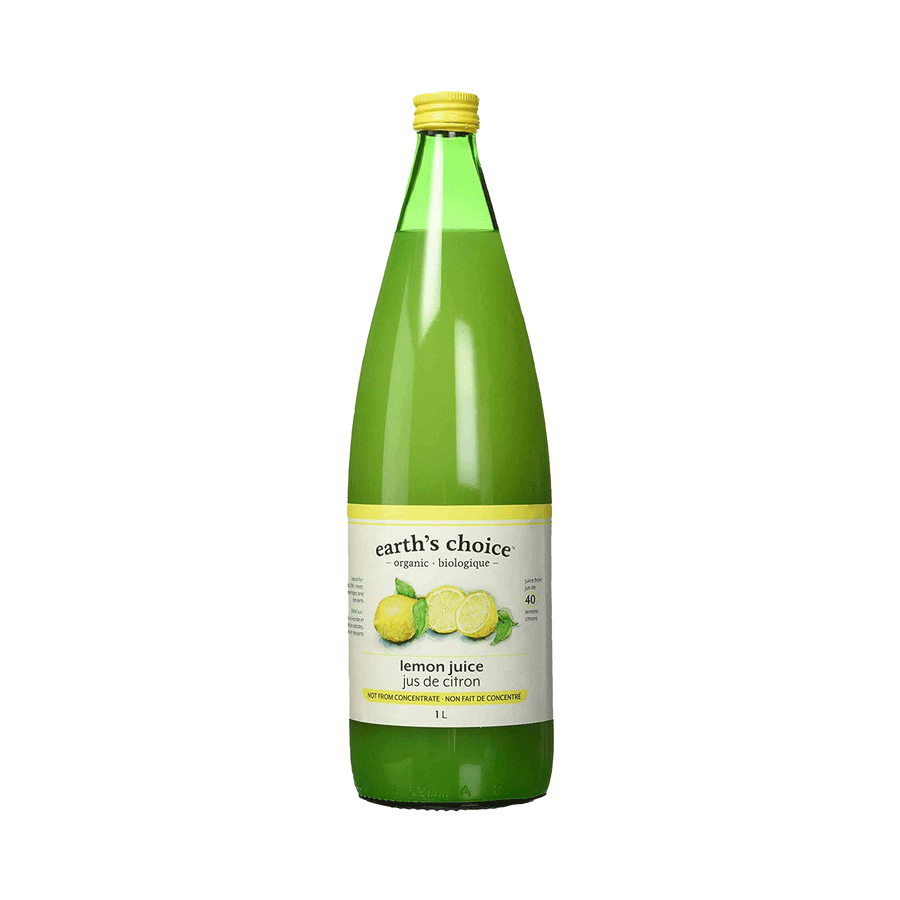 Earth's Choice Organic Lemon Juice, 1L