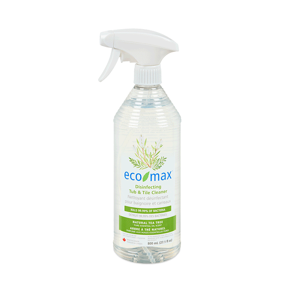 Eco-Max Natural Tea Tree Disinfecting Tub & Tile Cleaner, 800ml