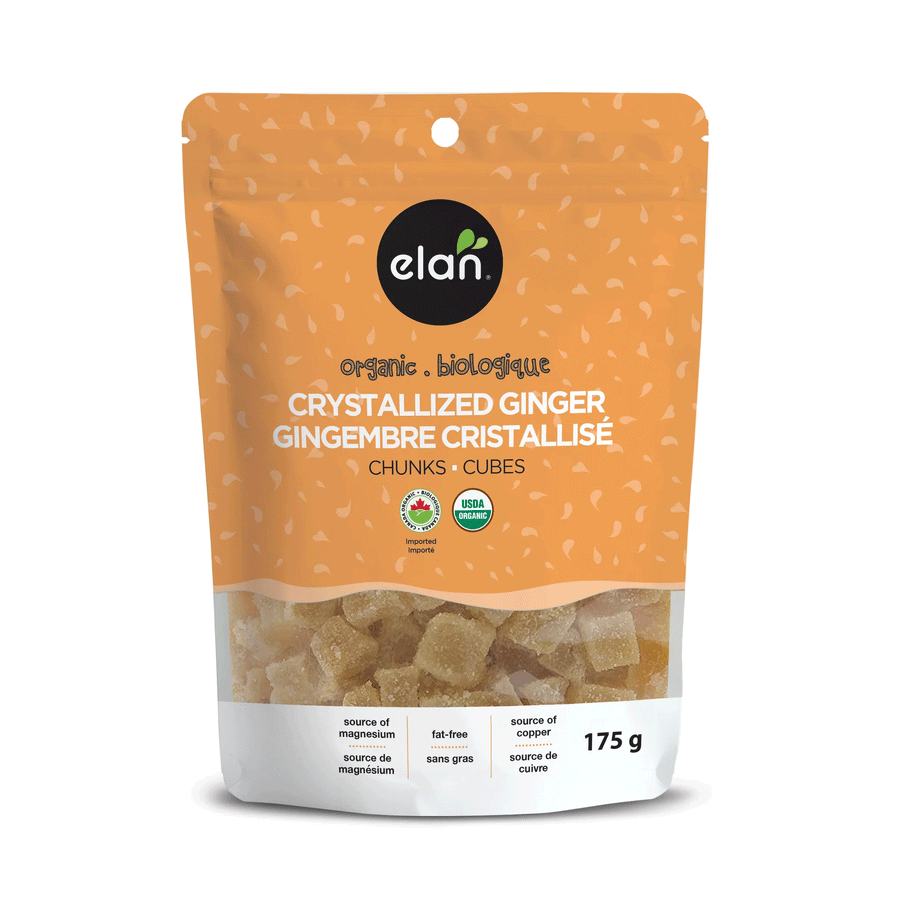 Elan Organic Ginger Chunks, 175g