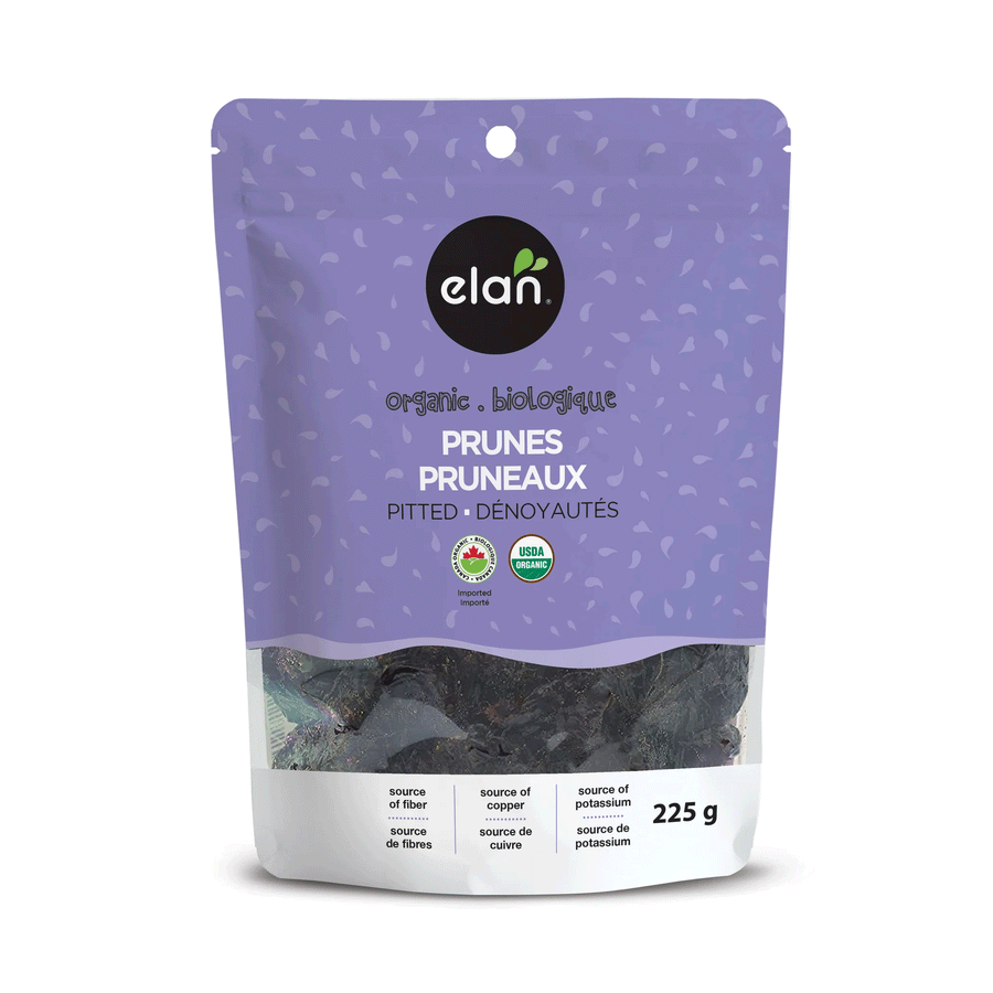 Elan Organic Pitted Prunes, 225g