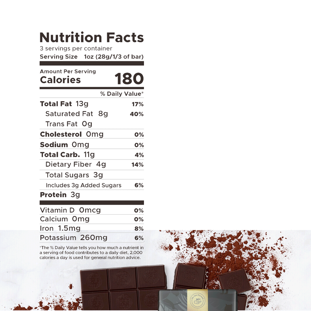 Endangered Species Extreme Dark Chocolate (88% Cocoa), 85g