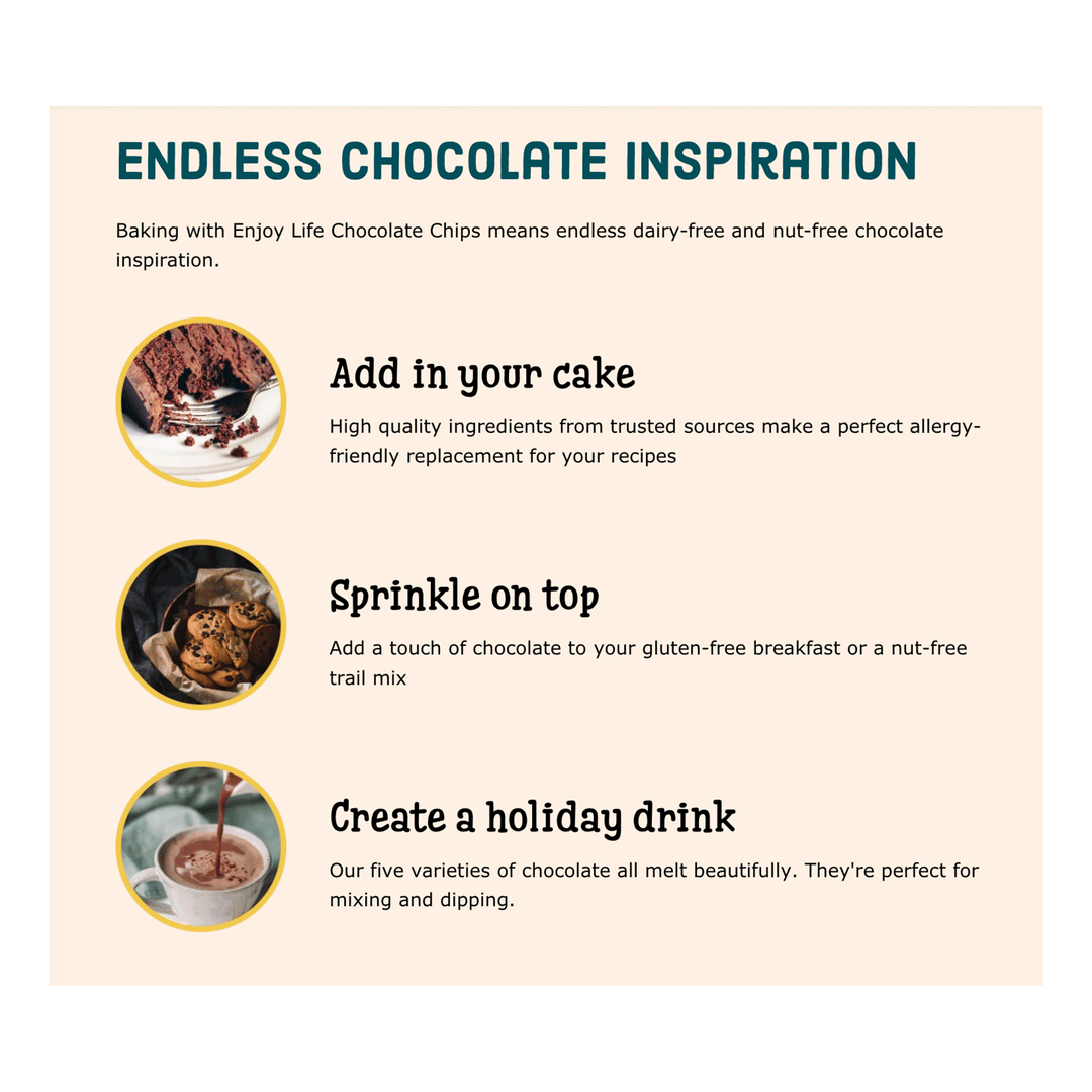 Enjoy Life Dark Chocolate Morsels, 255g