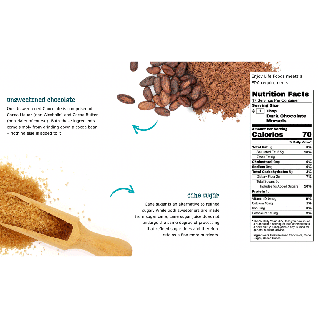Enjoy Life Dark Chocolate Morsels, 255g
