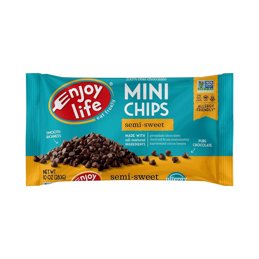 Enjoy Life Semi-Sweet Mini Chocolate Chips, 255g