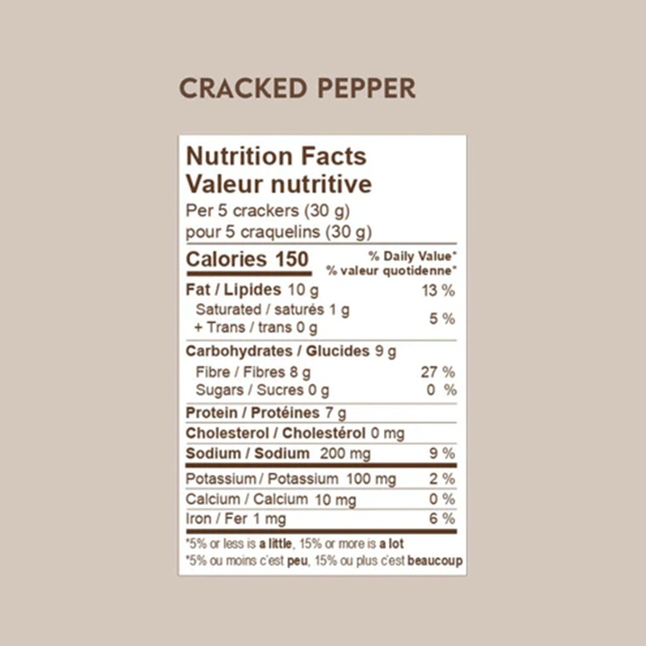 Eve's Flaxseed Crackers - Cracked Pepper, 108g