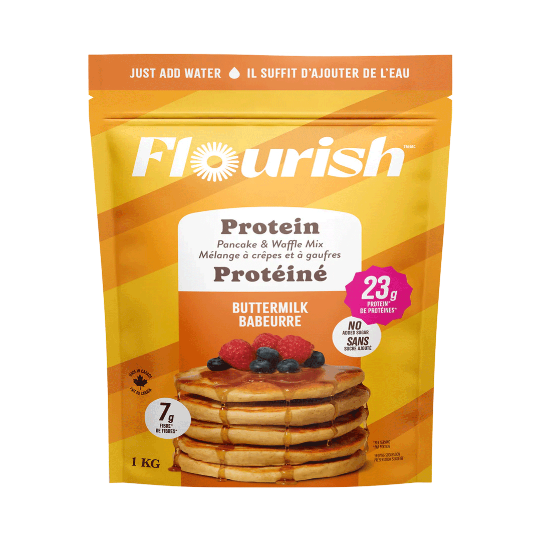 Flourish Buttermilk Protein Pancake & Waffle Mix, 1kg