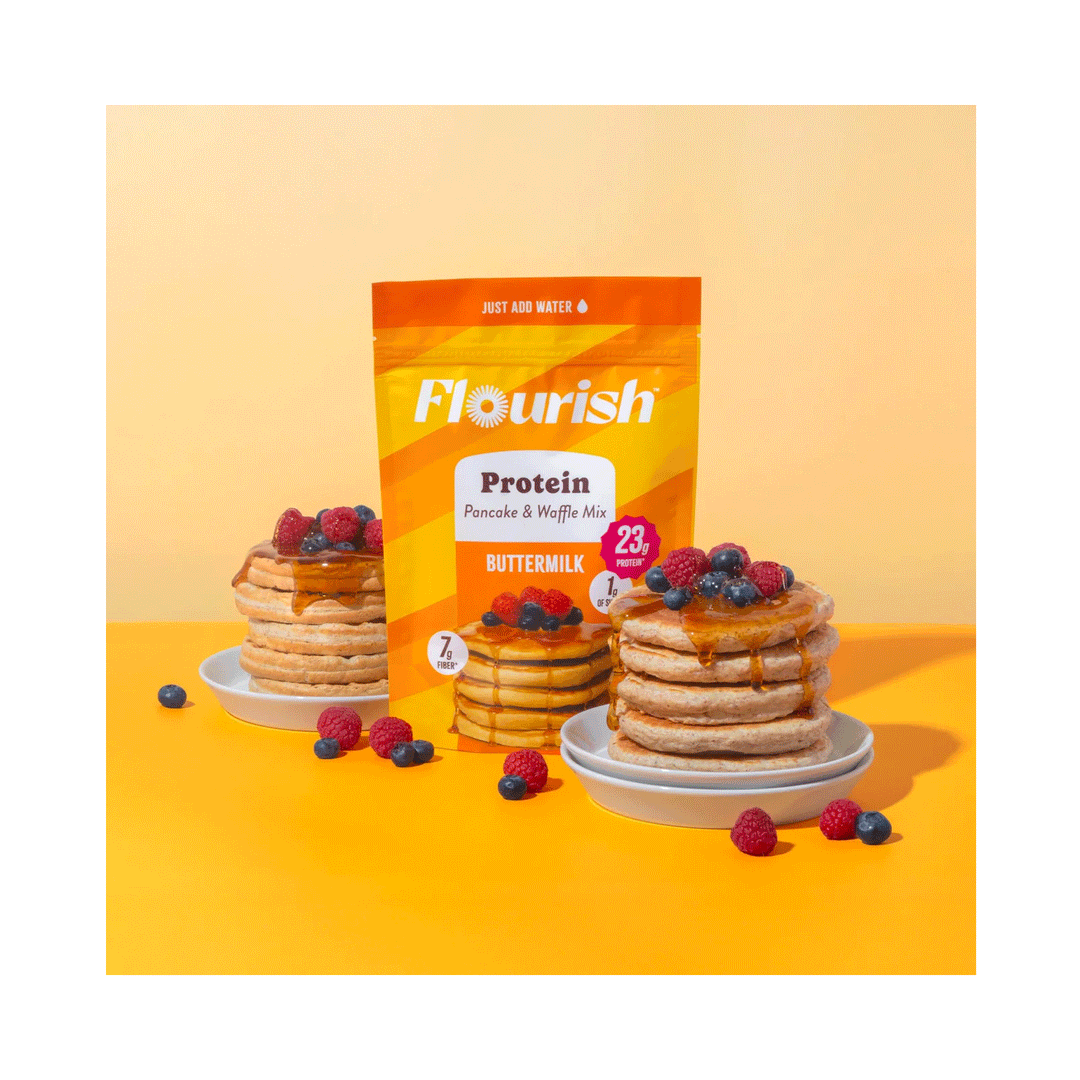 Flourish Buttermilk Protein Pancake & Waffle Mix, 1kg