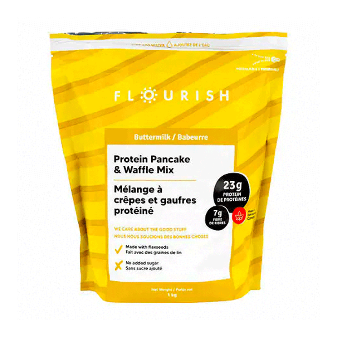 Flourish Buttermilk Protein Pancake & Waffle Mix, 1kg