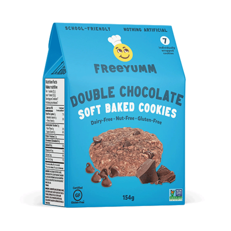 Freeyumm Soft Baked Cookies Double Chocolate, 154g