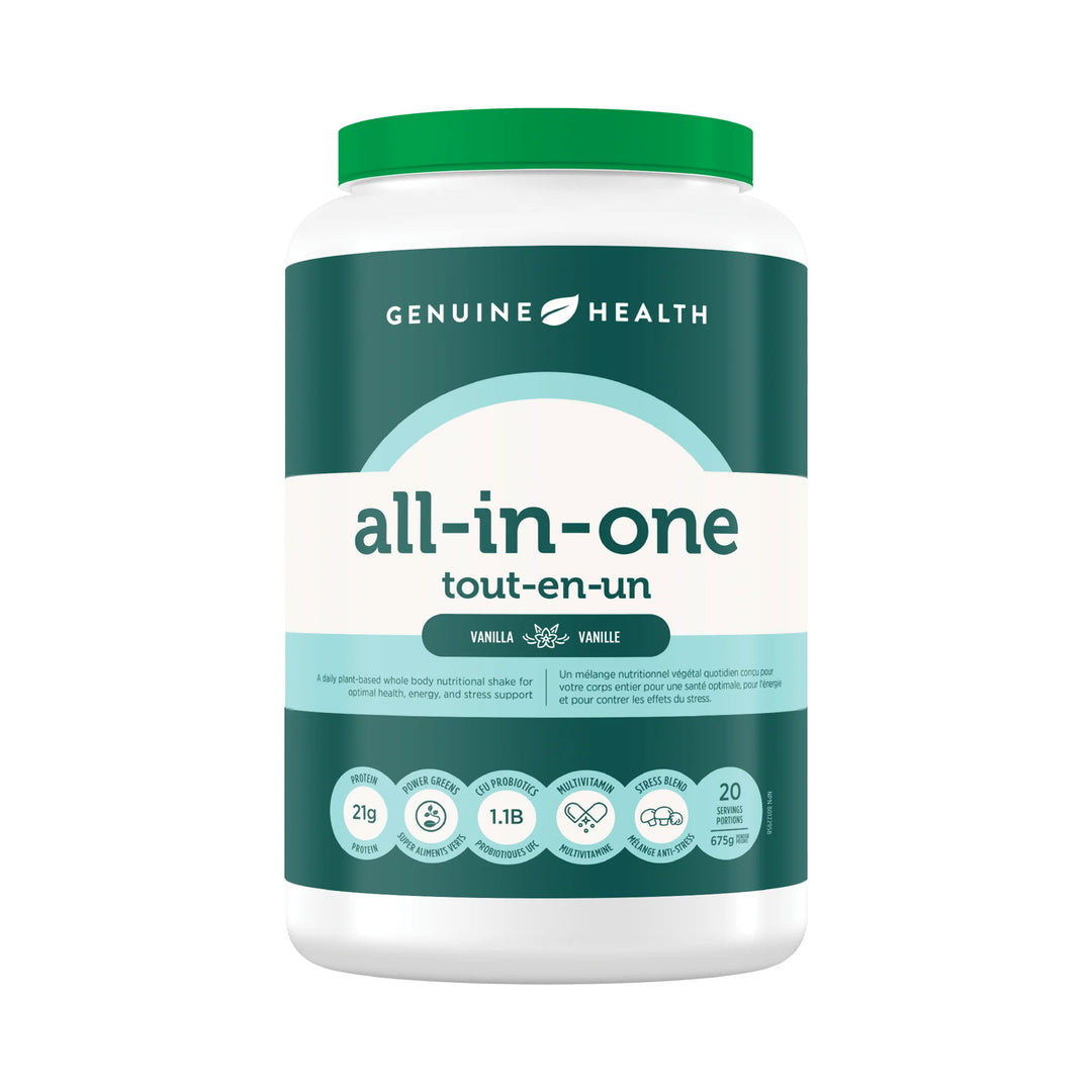 Genuine Health All-In-One Vanilla, 675g