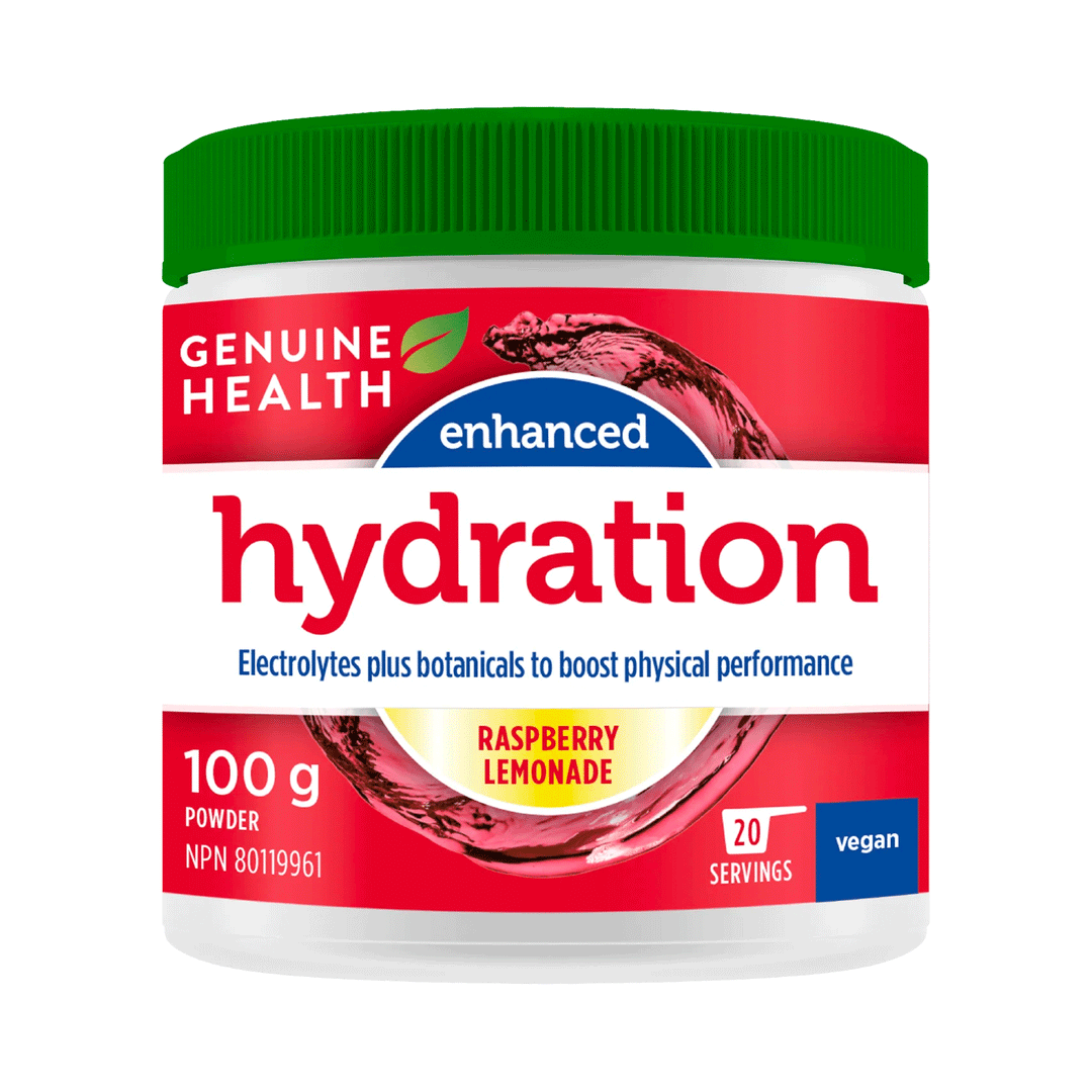 Genuine Health Enhanced Hydration - Raspberry Lemonade, 100g