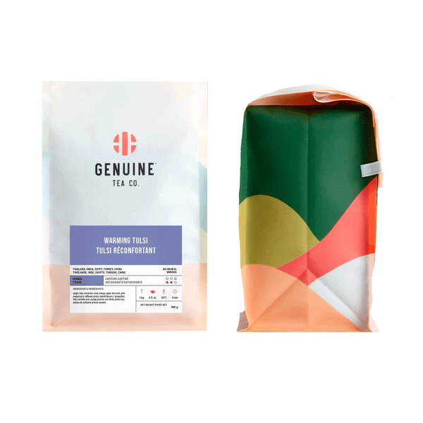 Genuine Tea Organic Warming Tulsi - Herbal Tea, 500g