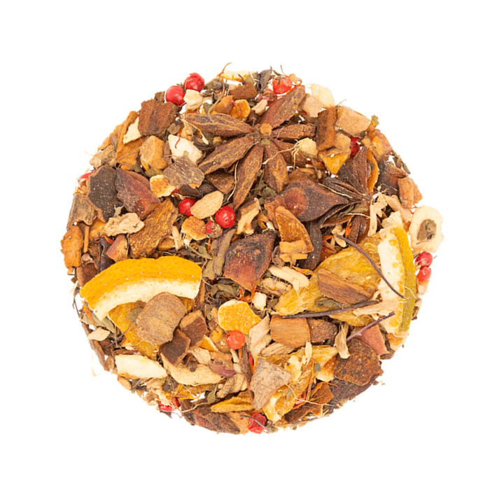 Genuine Tea Organic Warming Tulsi - Herbal Tea, 50g