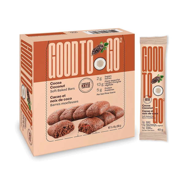 Good To Go Cocoa Coconut Snack Bar, 9x40g