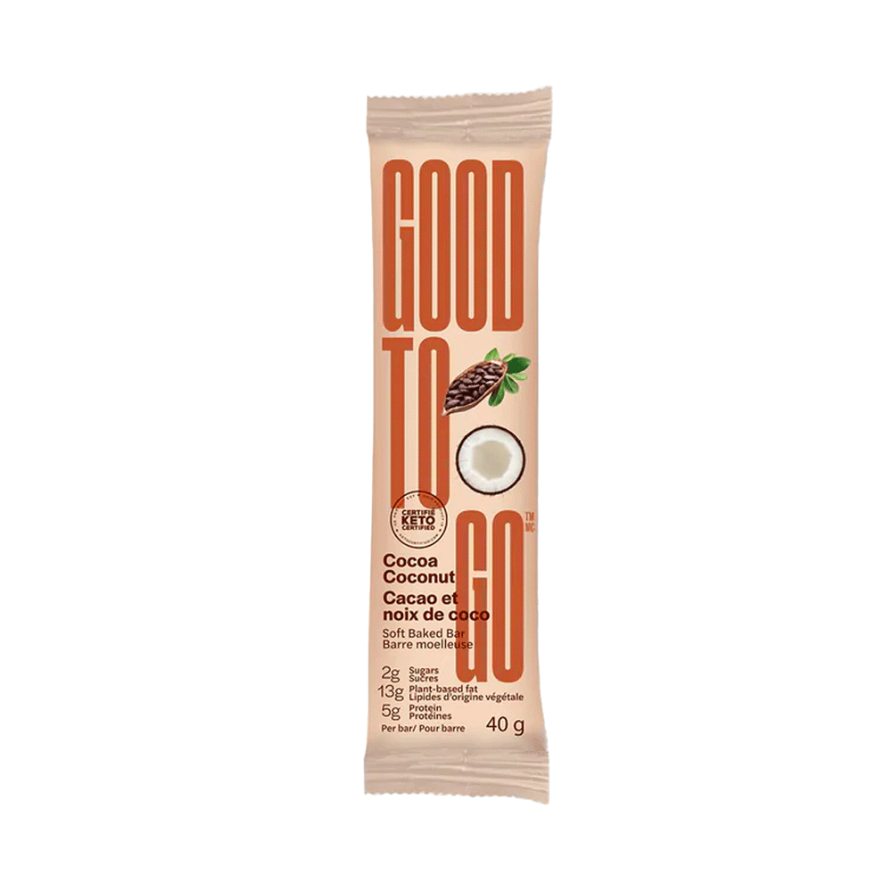 Good To Go Cocoa Coconut Snack Bar, 9x40g