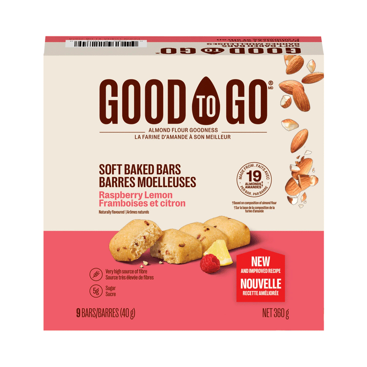 Good To Go Raspberry Lemon Snack Bar, 9x40g