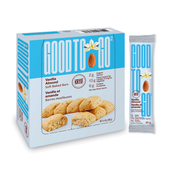 Good To Go Vanilla Almond Snack Bar, 9x40g
