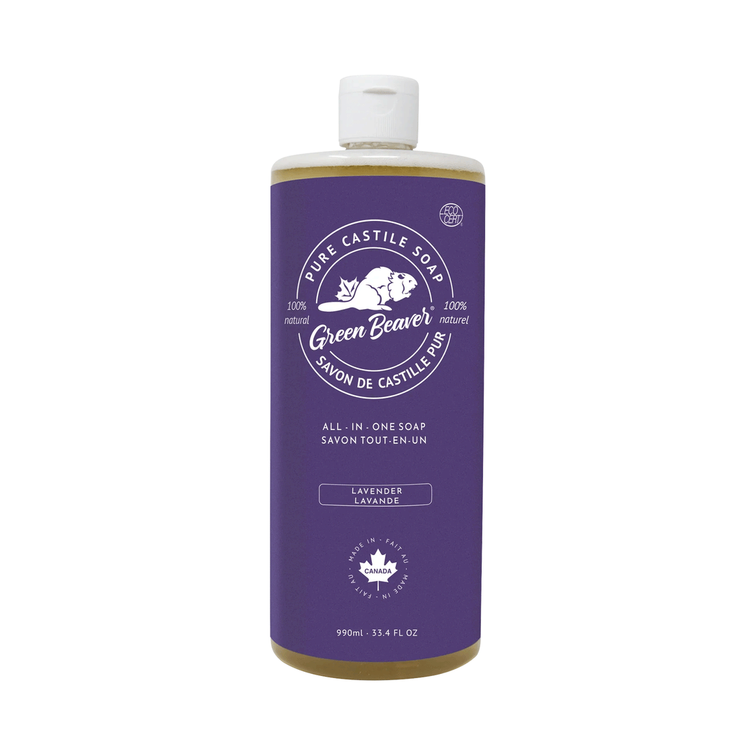 Green Beaver All-Purpose Castille Soap - Lavender, 990ml