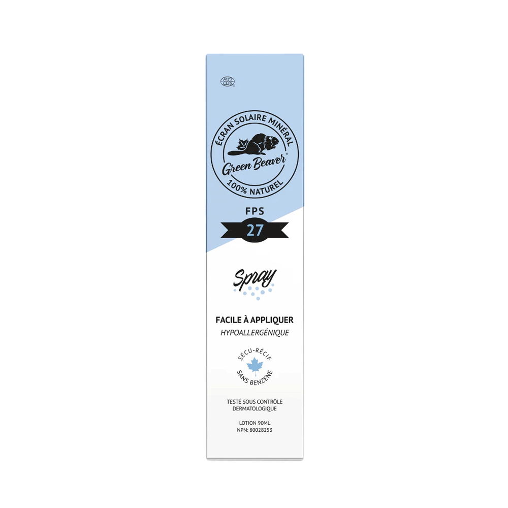 Green Beaver Mineral Sunscreen Spray - SPF 27, 90ml
