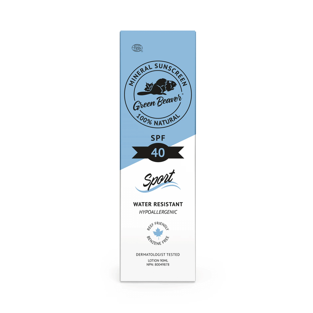 Green Beaver Mineral Sunscreen Lotion - SPF 40 Sport, 90ml