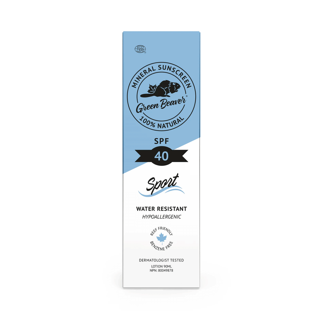 Green Beaver Mineral Sunscreen Lotion - SPF 40 Sport, 90ml