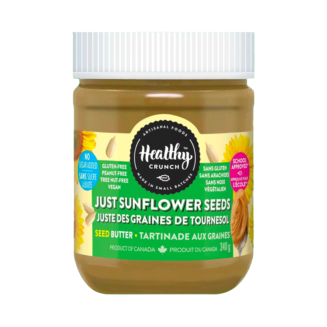 Healthy Crunch Just Sunflower Seed Butter (No Sugar Added), 340g