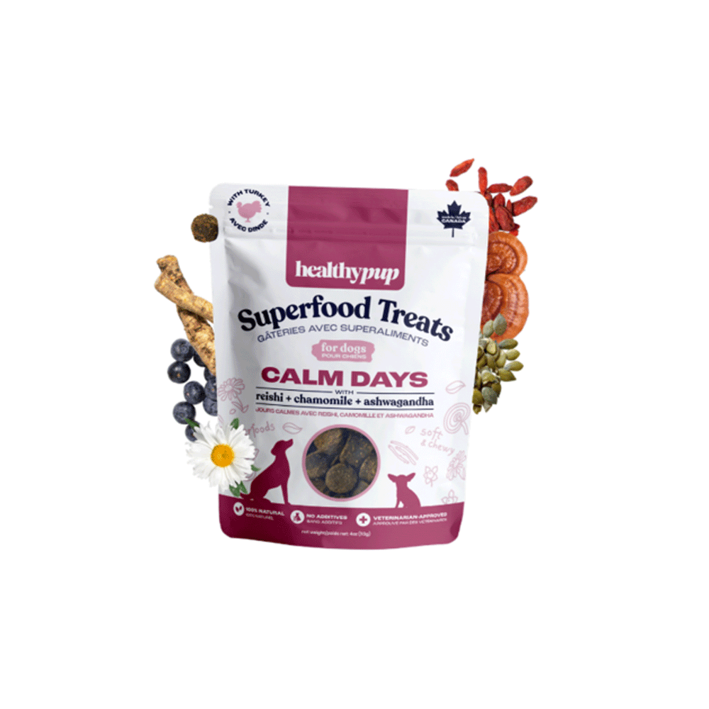 Healthy Pup Superfood Treats For Dogs Calm Days, 113g