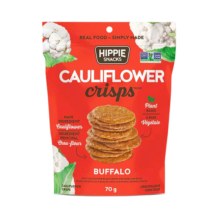 Hippie Snacks Buffalo Cauliflower Crisps, 70g