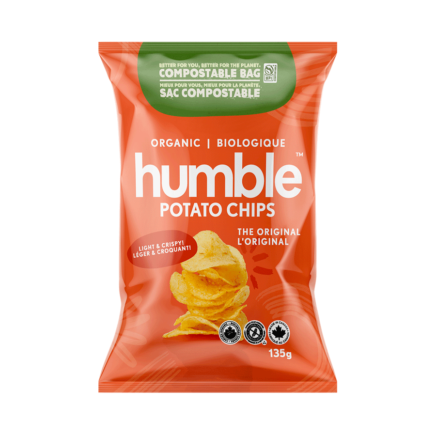 Humble Organic Potato Chips - Original, 135g