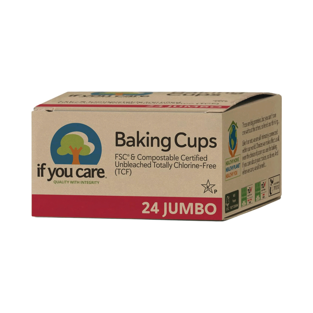 If You Care Unbleached Jumbo Baking Cups, 24 Cups