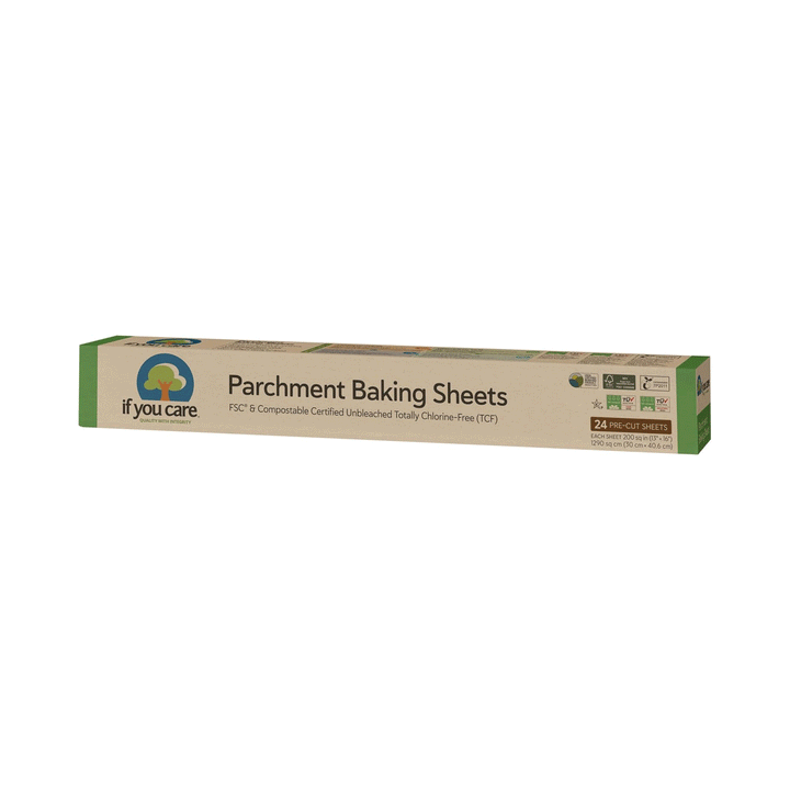 If You Care FSC Certified Unbleached Parchment Baking Sheets, 24 Sheets