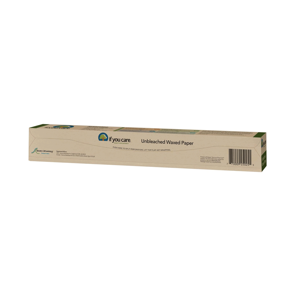 If You Care FSC Certified Unbleached Waxed Paper 100% Soybean, 75 sq ft