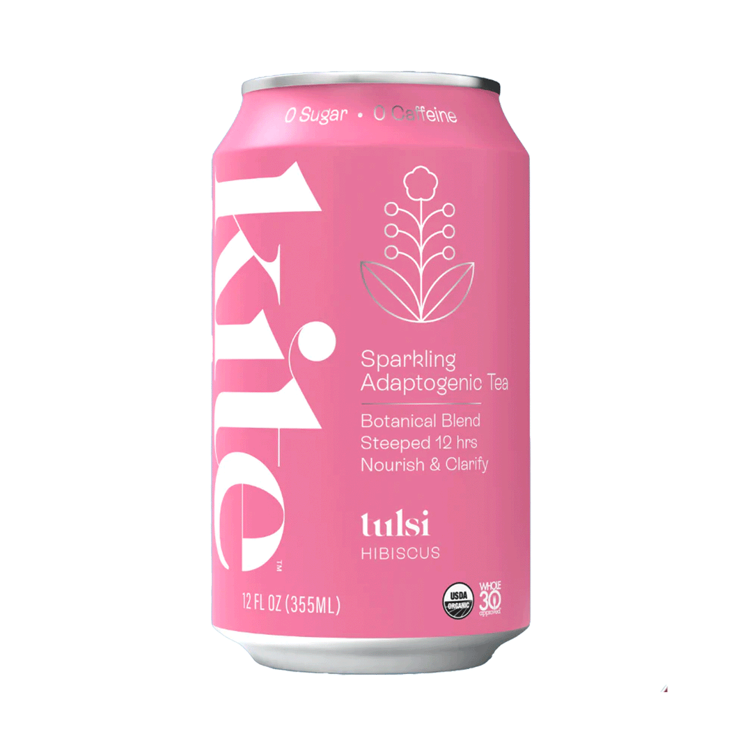 Kite - ALIGN - Tulsi Hibiscus Sparkling Adaptogenic Tea, 355ml