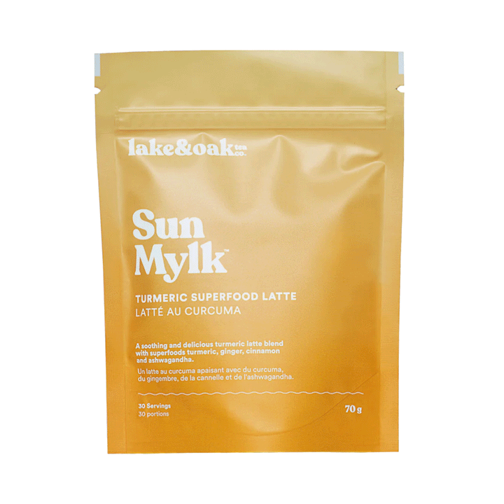 Lake & Oak Tea Co. Sun Mylk Adaptogenic Turmeric Latte Blend, 80g