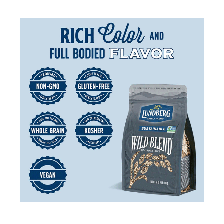 Lundberg Family Farms Organic Wild Rice Blend, 454g