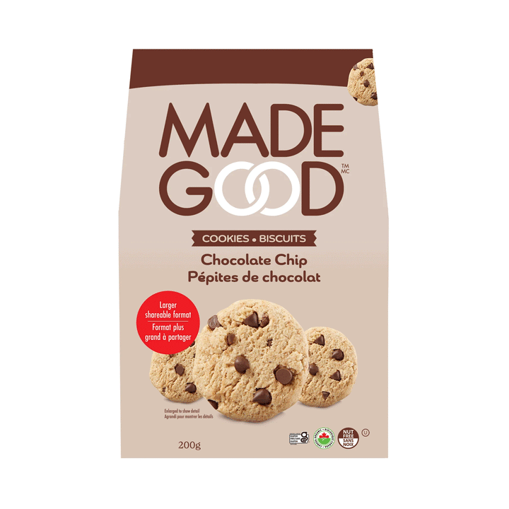 Made Good Organic Chocolate Chip Crunchy Cookies, 200g