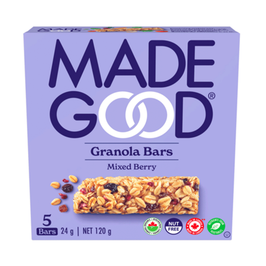Made Good Organic Mixed Berry Granola Bars, 5x24g