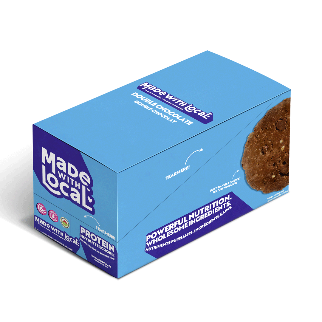 Made With Local Double Chocolate Protein Cookie, 12 x 68g