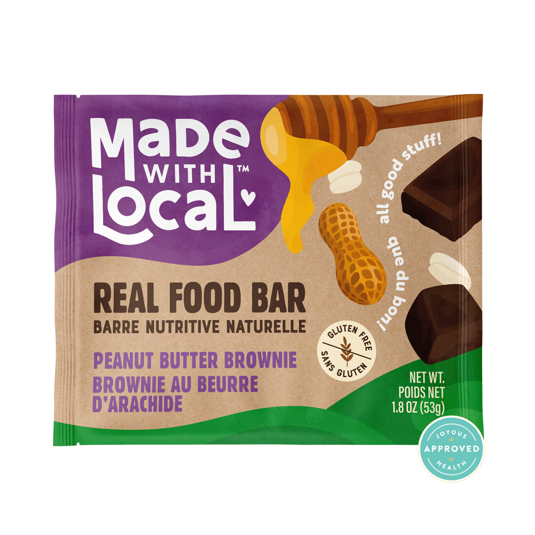Made With Local Peanut Butter Brownie, 4x53g Bars