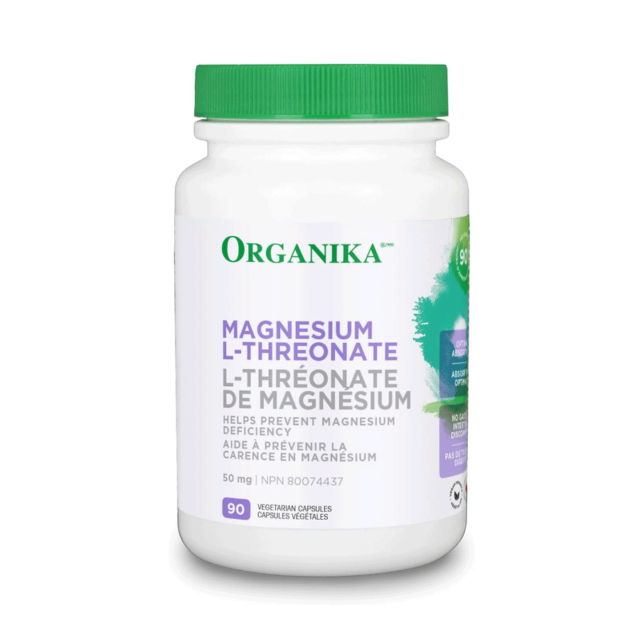 Organika Magnesium L-Threonate, 90 Capsules