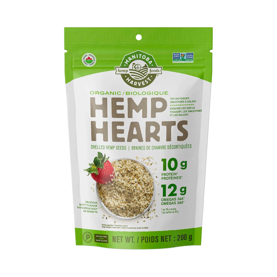 Manitoba Harvest Organic Hemp Hearts, 200g