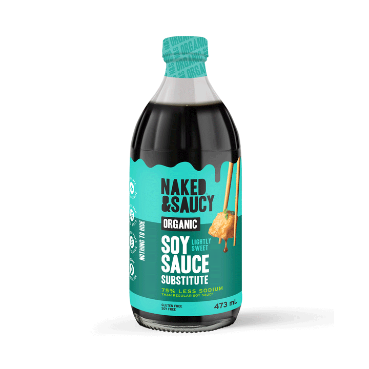 Naked & Saucy Organic Soy Sauce Substitute - Lightly Sweet, 473ml