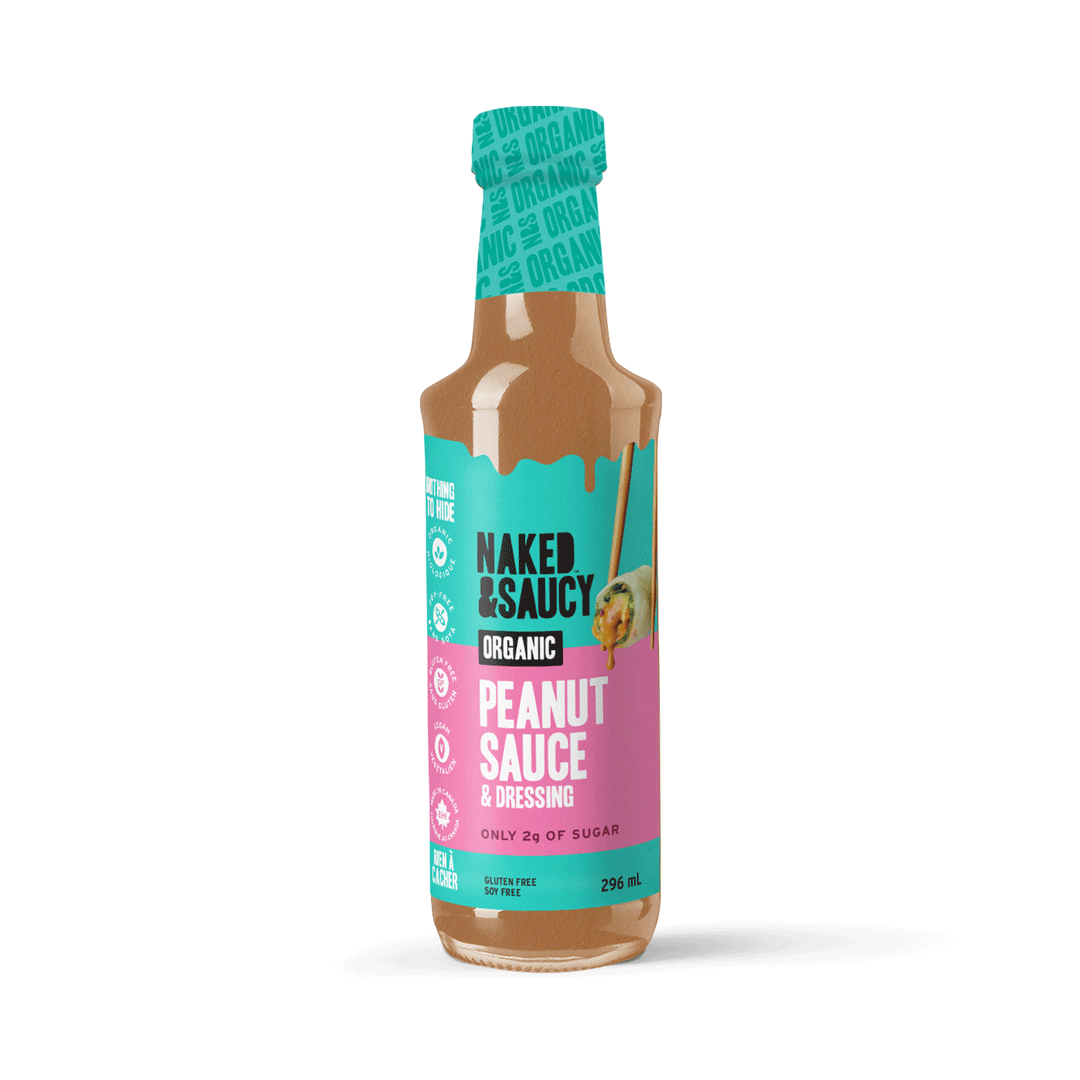 Naked Natural Foods Organic Peanut Sauce & Dressing, 296ml